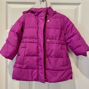 Crewcuts girl down puffer jacket 2T